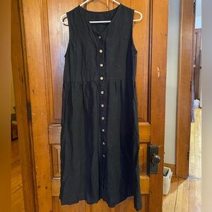 LinenbyMN Salinas handmade linen dress, size S/M.